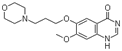 Molecular structure of 7-Methoxy-6-(3-morpholin-4-yl-propoxy)-3H-quinazolin-4-one