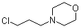 Molecular structure of N-(3-Chloropropyl)morpholine