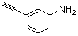 Molecular structure of 3-Ethynyl aniline or (3-aminophenylacetylene)