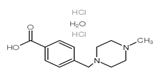 Molecular structure of 4-(4-Methylpiperazinomethyl)benzoic Acid Dihydrochloride