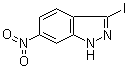 Molecular structure of 3-Iodo-6-nitroindazole
