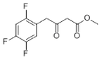 Molecular structure of Methyl 3-oxo-4-(2,4,5-trifluorophenyl)butanoate