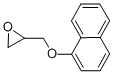 Molecular structure of 2-[(1-Naphthyloxy)methyl]oxirane