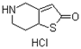 Molecular structure of 2-oxo-2,4,5,6,7,7a-hexahydrothieno [3, 2-c] pyridine. Hydrochloride