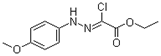 Molecular structure of Ethyl chloro[(4-methoxyphenyl)hydrazono]acetate